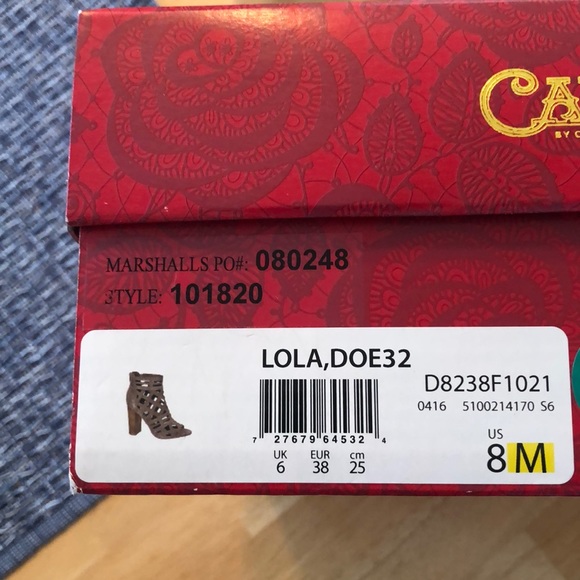 Chunky heels open toe shoes - Picture 8 of 8